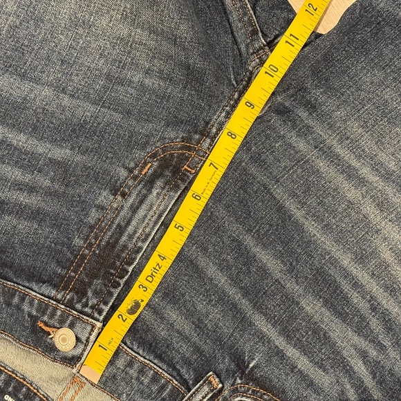 Old Navy Mid Rise Boyfriend Jeans Vina with Raw Hem Size 12 - Picture 5 of 13